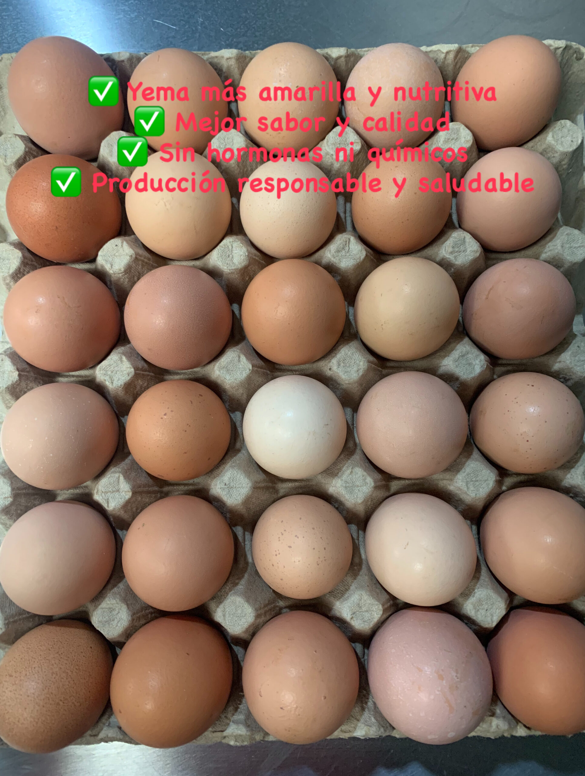 HUEVO DE RANCHO NATURAL Entregas en Amealco y San Juan del Río